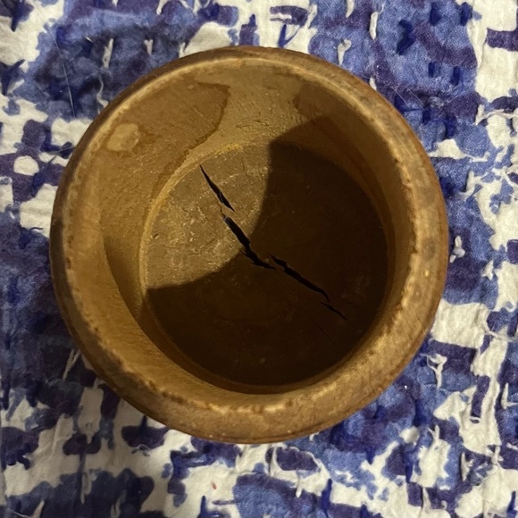 Antique Wooden Beehive Bank - Picture 3 of 6